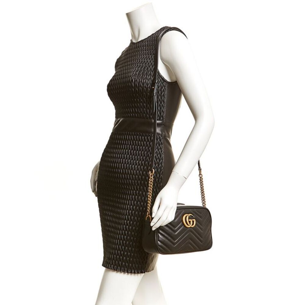 Gucci GG Marmont Small Matelasse Leather Shoulder Bag - Picture 3 of 3